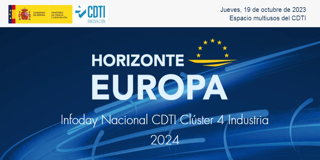 Banner Infoday Nacional HE Clúster 4