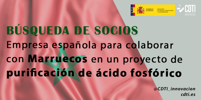 Búsqueda socios Marruecos ácido fosfórico