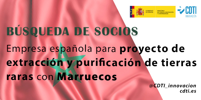 Búsqueda socios Marruecos Tierras Raras