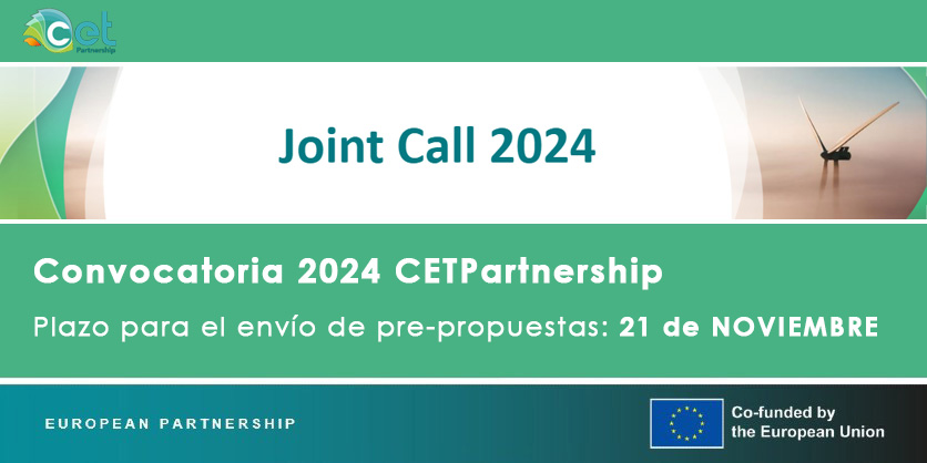 Apertura convocatoria 2024 CETPartnership