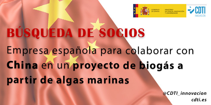 Búsqueda socios China proyecto biogás