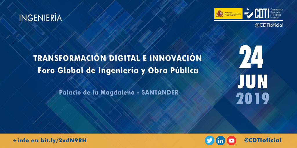 INGENIERÍA |@CDTIoficial participa en una mesa redonda sobre Transformación Digital e Innovación en #Santander