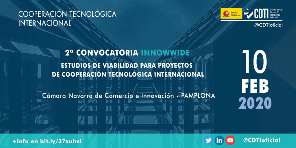 COOPERACIÓN TECNOLÓGICA INTERNACIONAL | @CDTIoficial presenta la iniciativa INNOWWIDE en el 3er Foro Internacionalización de Pamplona