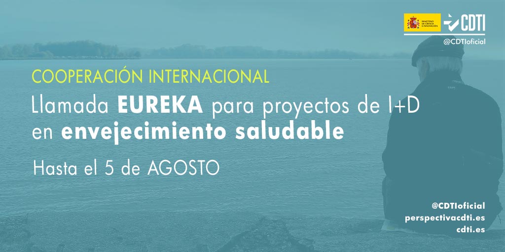 Abierta la nueva llamada EUREKA para proyectos de cooperación tecnológica en el campo del envejecimiento saludable