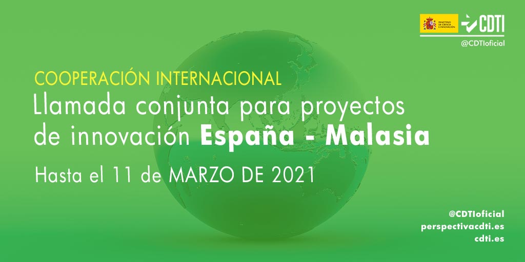 Abierta la 2ª Llamada conjunta entre España y Malasia para proyectos de colaboración en las áreas de ciudades sostenibles, knowledge economy, fabricación avanzada y salud