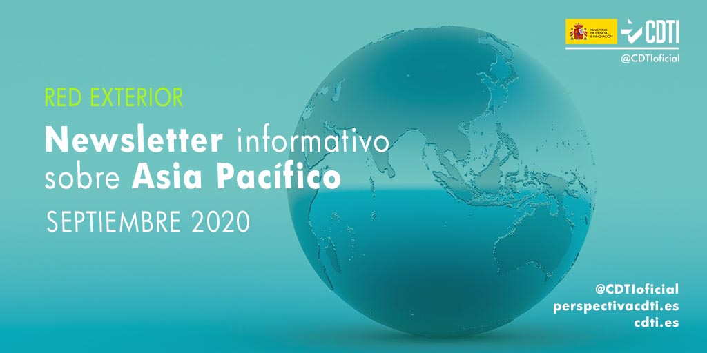 EL CDTI publica una nueva newsletter con noticias sobre innovación y tecnología de Asia Pacífico