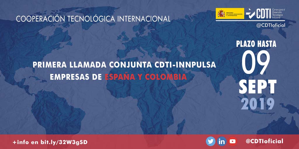 COOPERACIÓN TECNOLÓGICA INTERNACIONAL | @CDTIoficial anuncia la primera Llamada conjunta entre empresas de España y Colombia en el sector de la #biotecnología