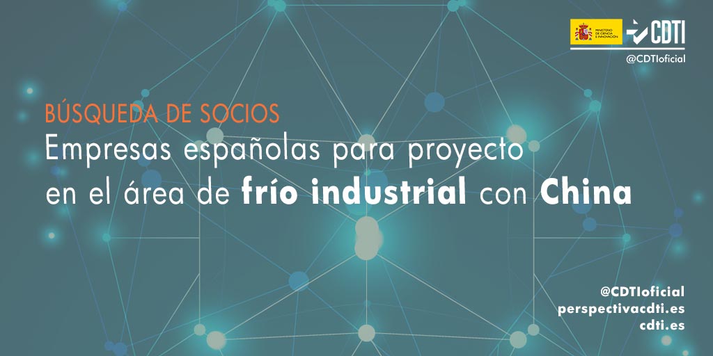 Búsqueda de socios españoles para colaborar en un proyecto en el área de frío industrial