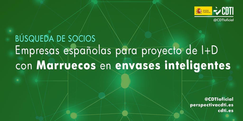 Búsqueda de empresa española para proyecto de I+D hispano-marroquí para desarrollar envases inteligentes que detecten la frescura de productos marinos envasados