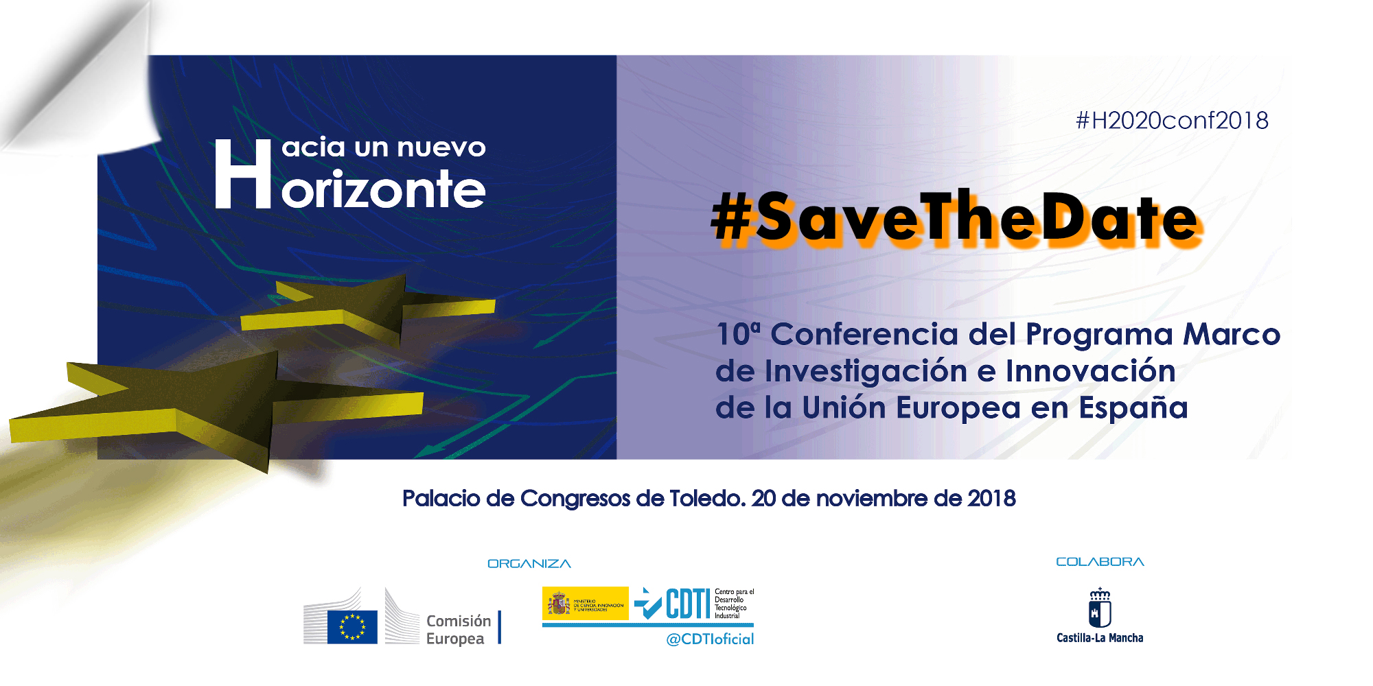 Horizonte2020 | #SavetheDate 20.10.2018: Conferencia #H2020conf2018  de @CDTIoficial