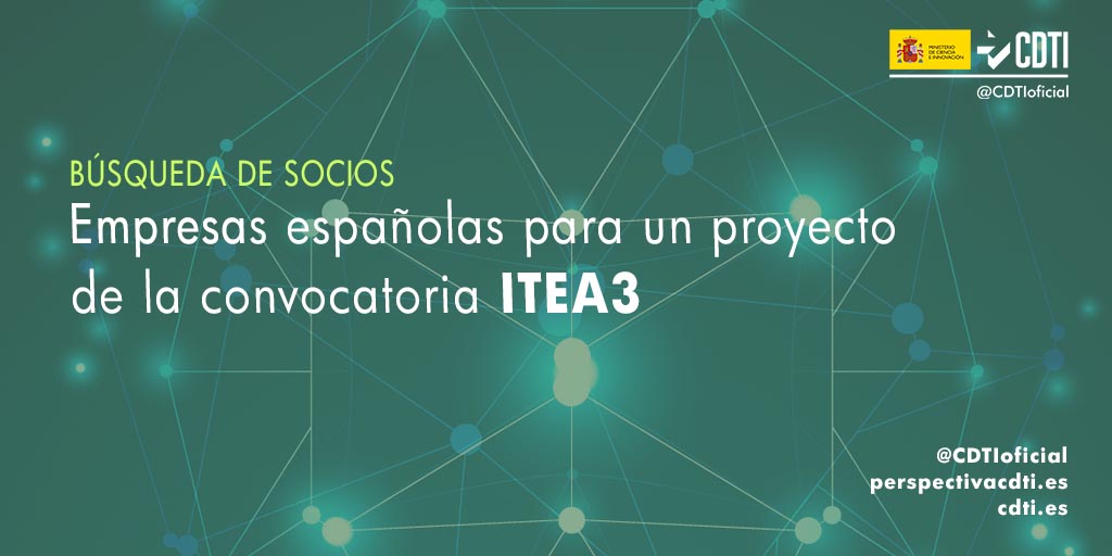 Búsqueda de socios españoles para colaborar en un proyecto del programa ITEA3