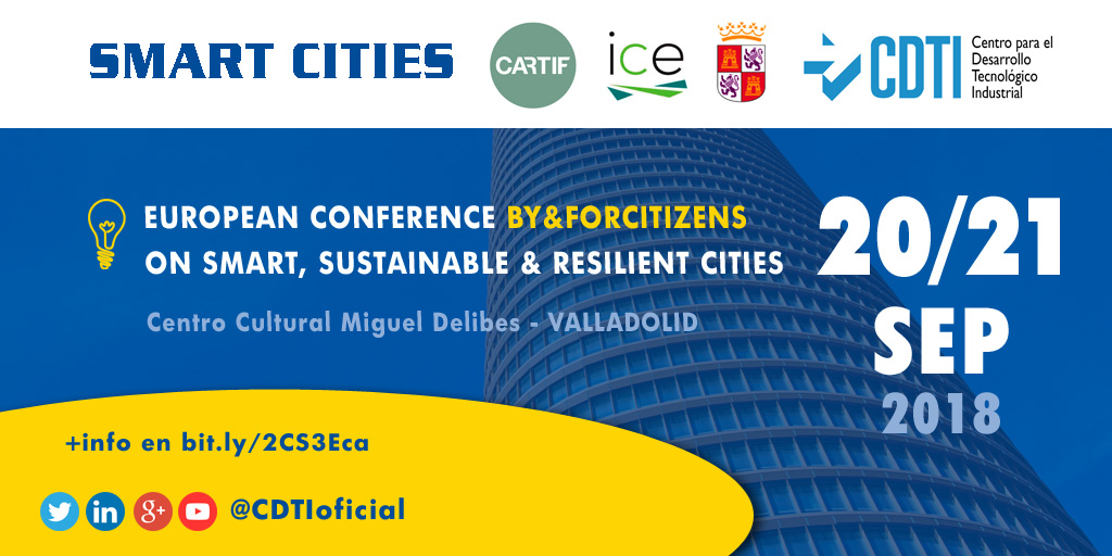 SMART CITIES | BY&FORCITIZENS European Conference on Smart, Sustainable & Resilient Cities #ByForCitizens