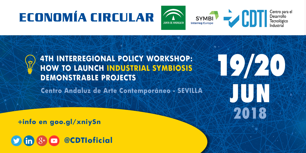 ECONOMÍA CIRCULAR | Taller sobre financiación para proyectos de simbiosis industrial en Sevilla