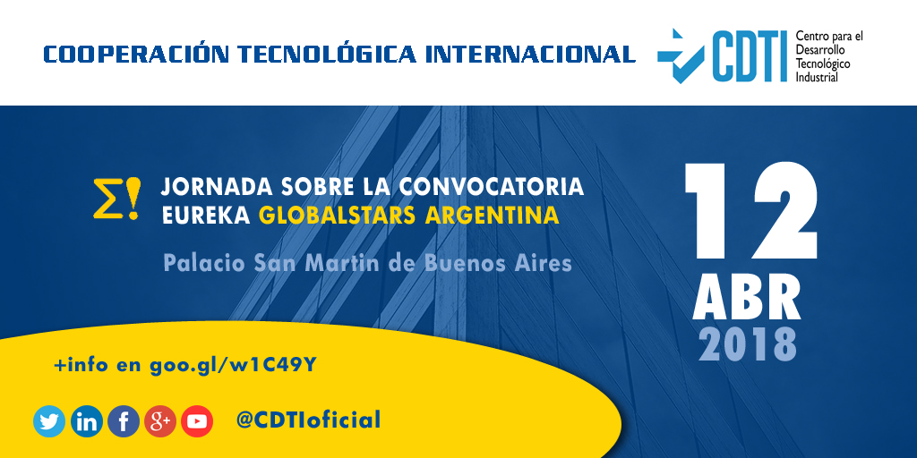 COOPERACIÓN TECNOLÓGICA INTERNACIONAL | @CDTIoficial participa en la jornada sobre la convocatoria EUREKA Argentina