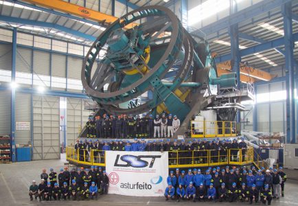 Estructura principal del Large Scale Synoptic Telescope, llevado a cabo por Ghesa y Asturfeito (crédito Asturfeito)