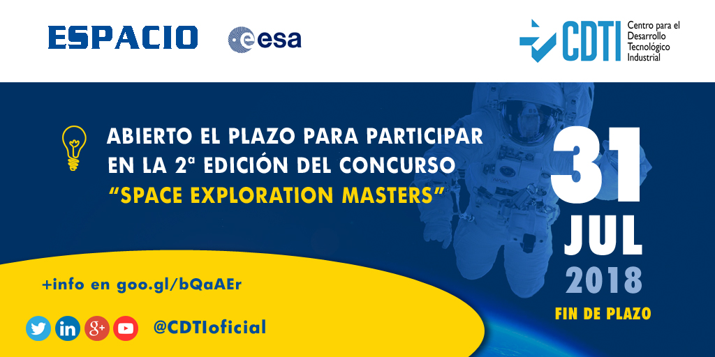 ESPACIO | Nueva Edición del Concurso "Space Exploration Master" de @esa @AZO_space