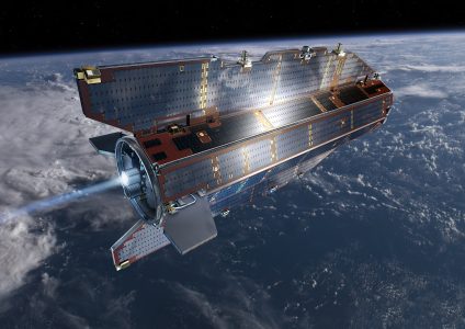 PPU de Airbus-CRISA en Propulsión Eléctrica Espacial – misión ESA: GOCE