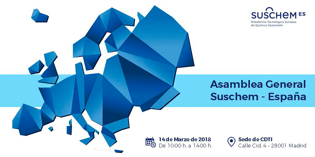 QUÍMICA | @CDTIoficial en la Asamblea General de @SusChemSpain 2018