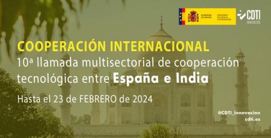 Banner 10ª llamada multisectorial España-India