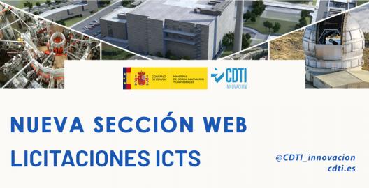 Nueva sección WEB ICTS