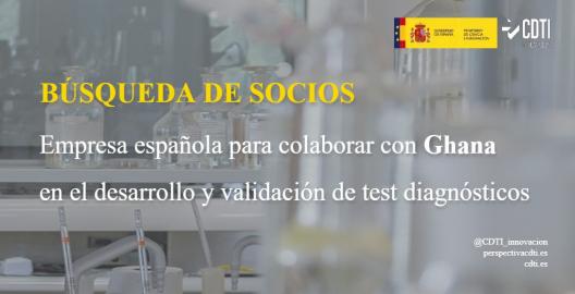 El CDTI Innovación publica una nueva búsqueda de una empresa española para colaborar con Ghana en el desarrollo de test de diagnóstico